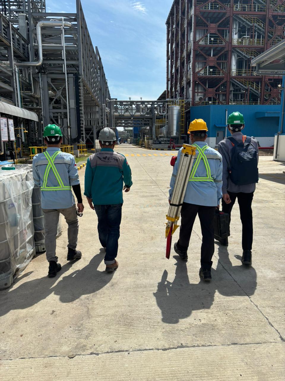 Witness Kalibrasi Tangki dalam rangka asesmen akreditasi laboratorium kalibrasi PT. Sasukutta Metrologi Indonesia oleh KAN