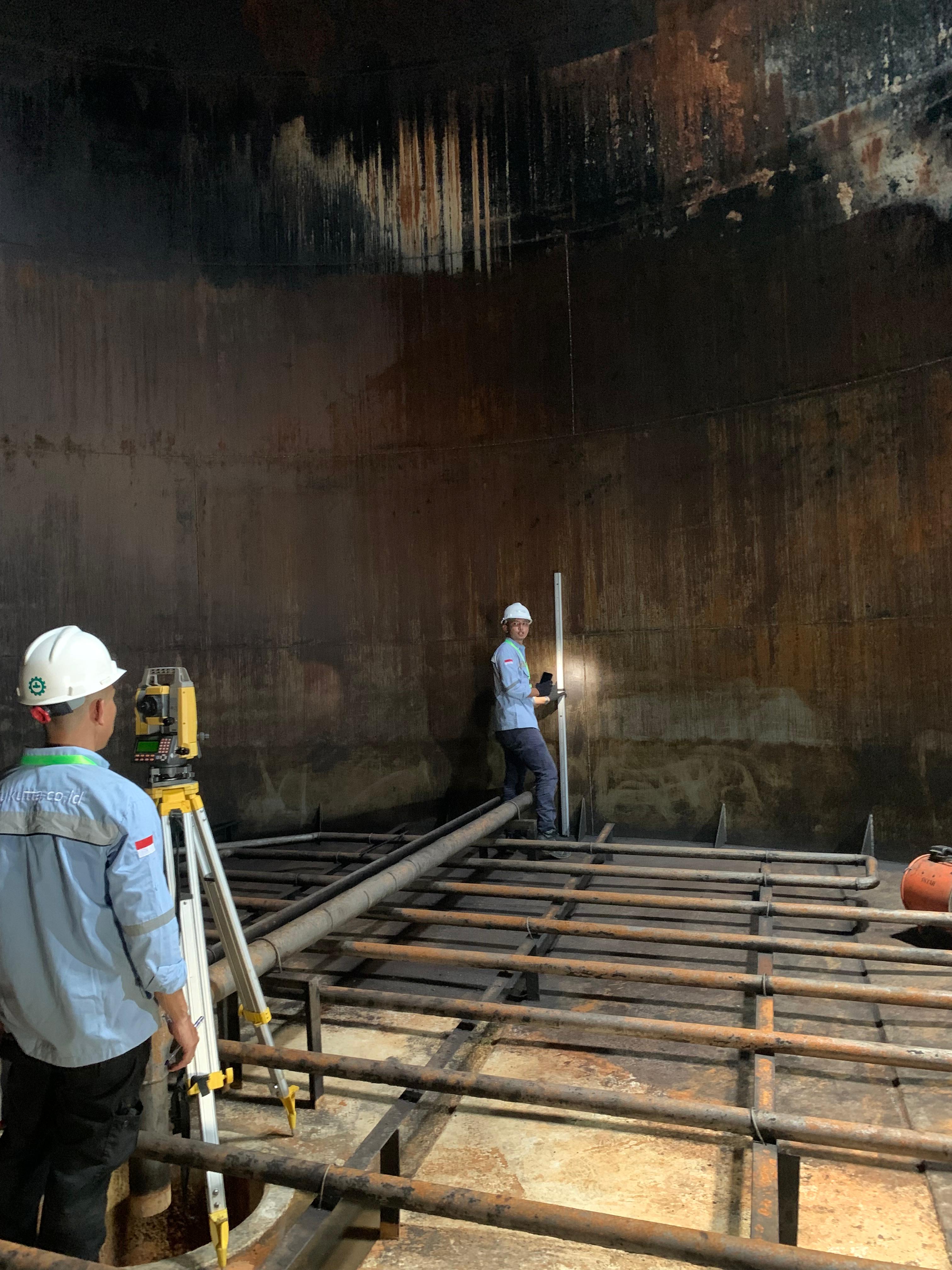 Kalibrasi Tangki Ukur Tetap Silinder Tegak (Storage Tank) PT. BETAMI 